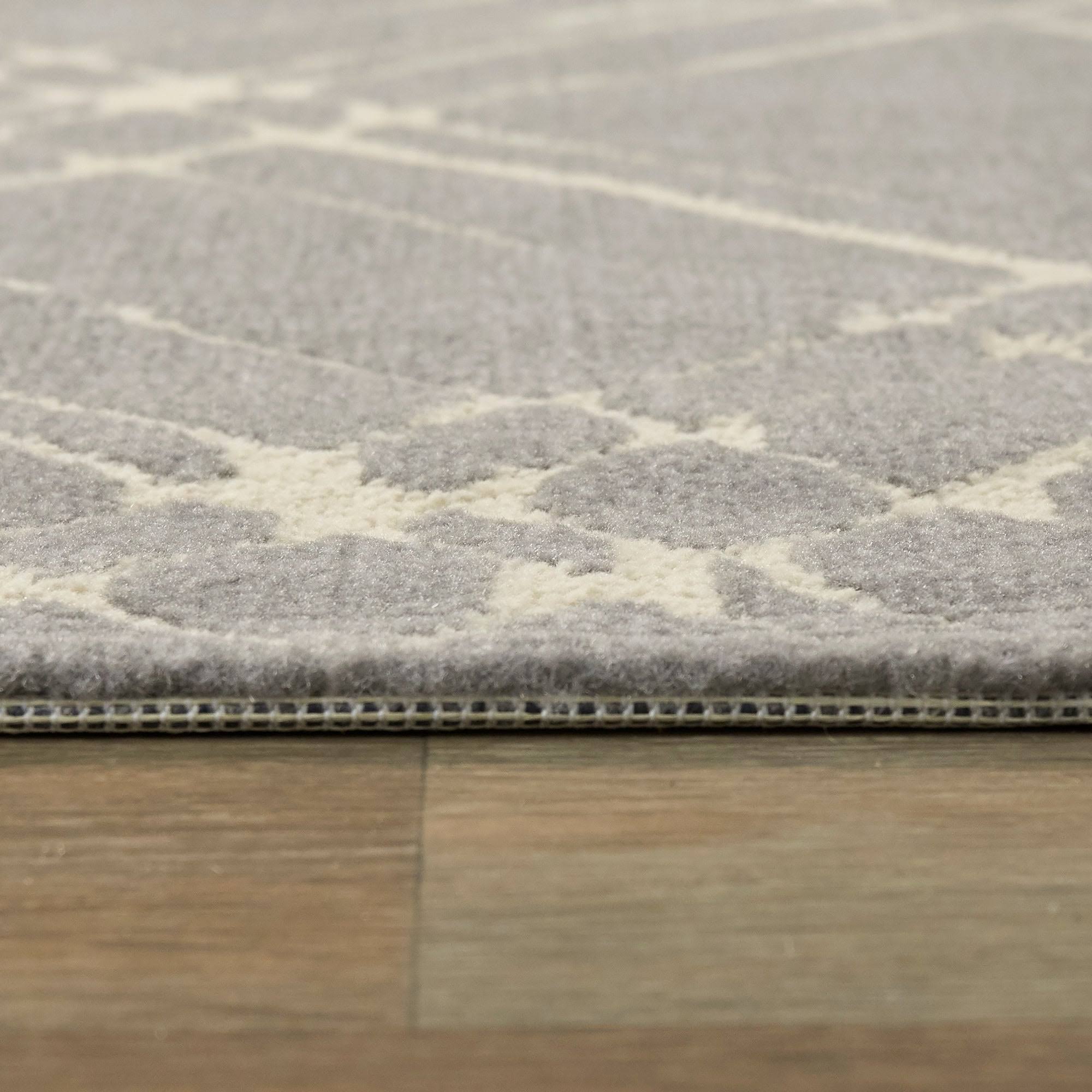 Spencer Transitional Area Rug - 2&7x22 x 7& Runner - Grey