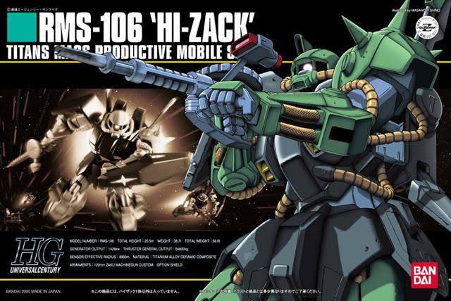 Gundam - 1/144 HGUC RMS-106 Hi-Zack