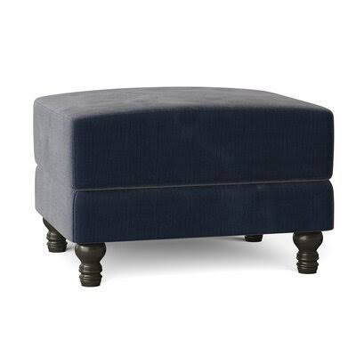 Birch Lane Montgomery 31x22 Rectangle Standard Ottoman Body Fabric: Empire Indigo