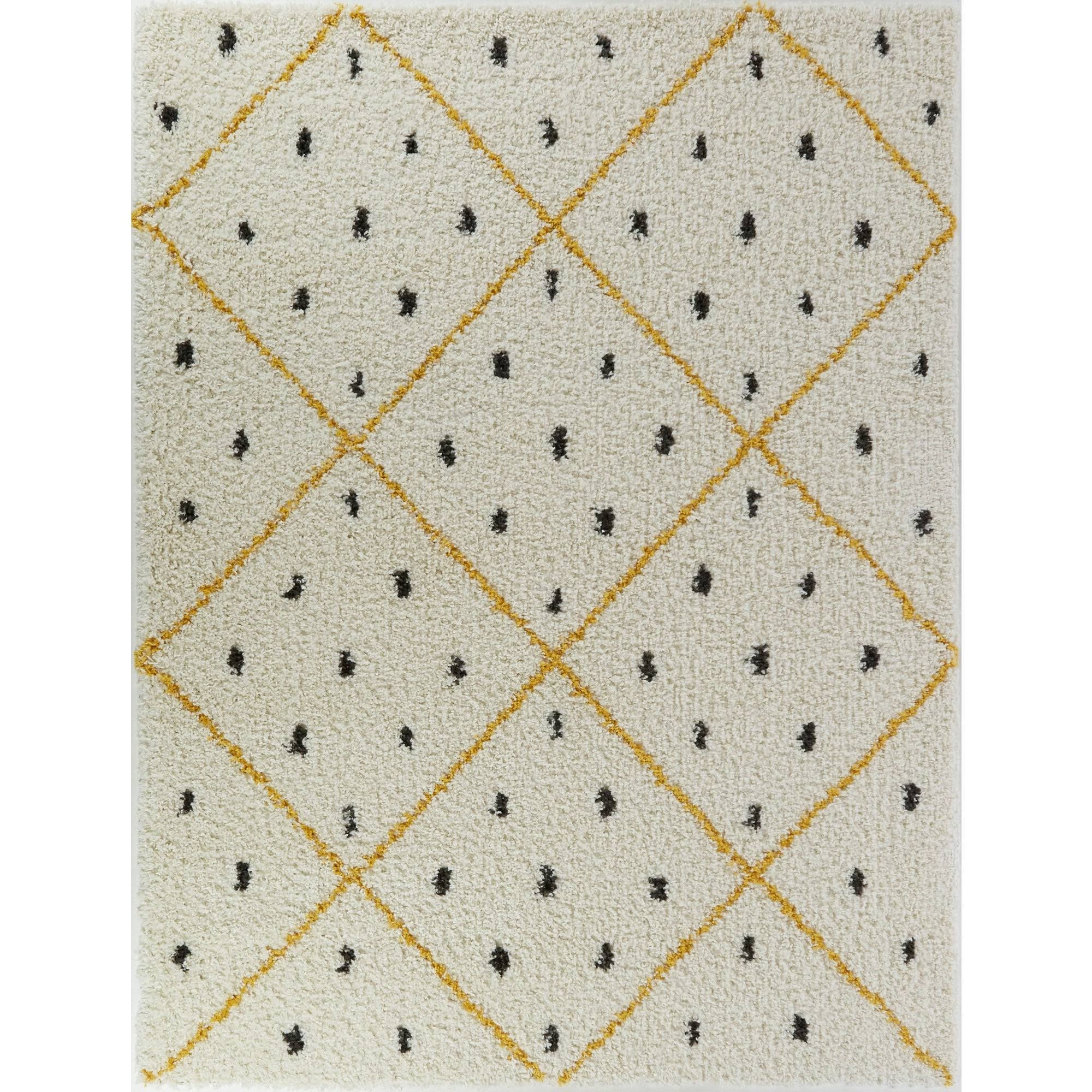 BALTA Taylor Burnt Orange 8 ft. x 10 ft. Trellis Shag Area Rug