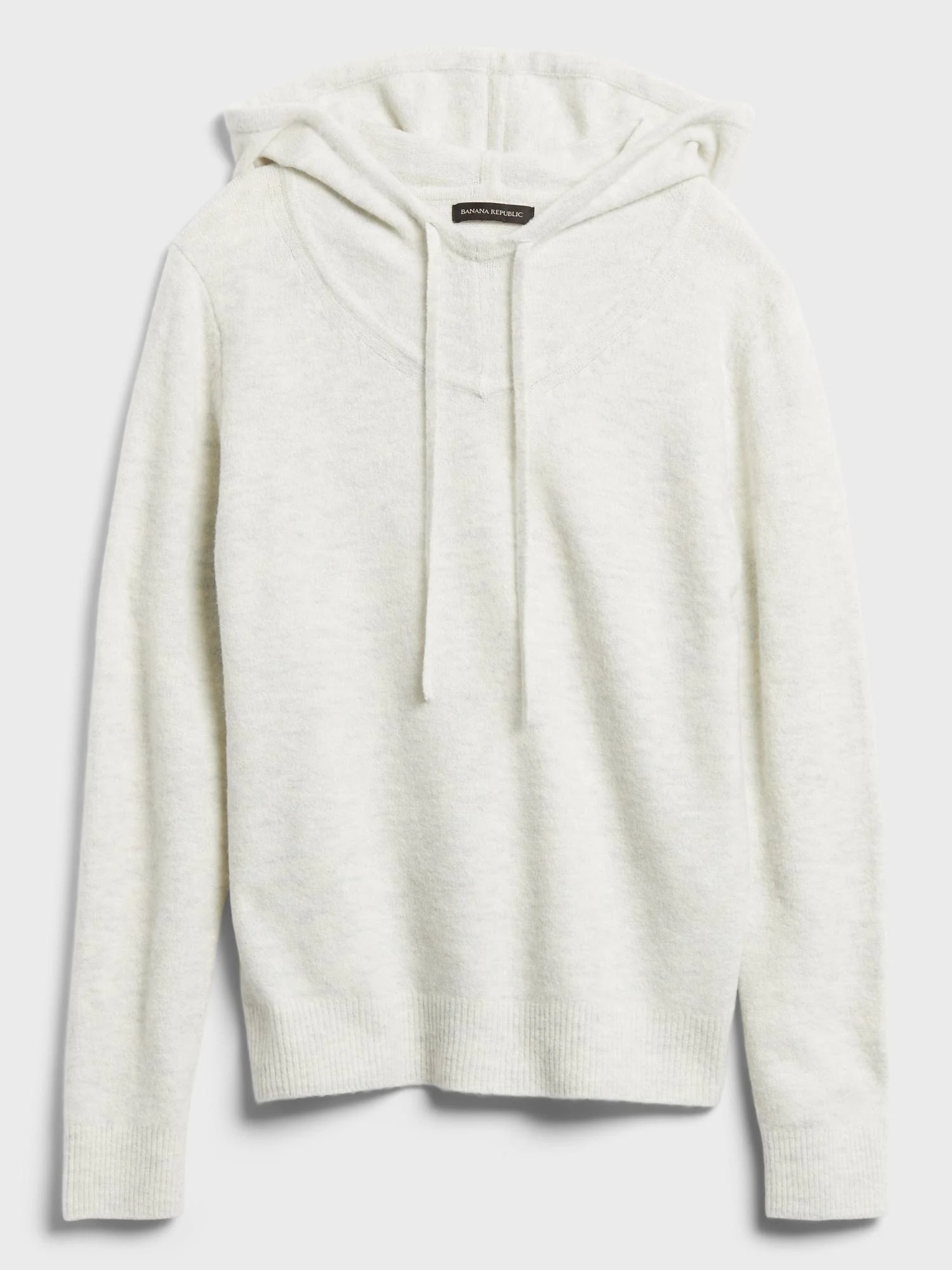 Banana Republic Women's Sweater Hoodie Light Gray Size L