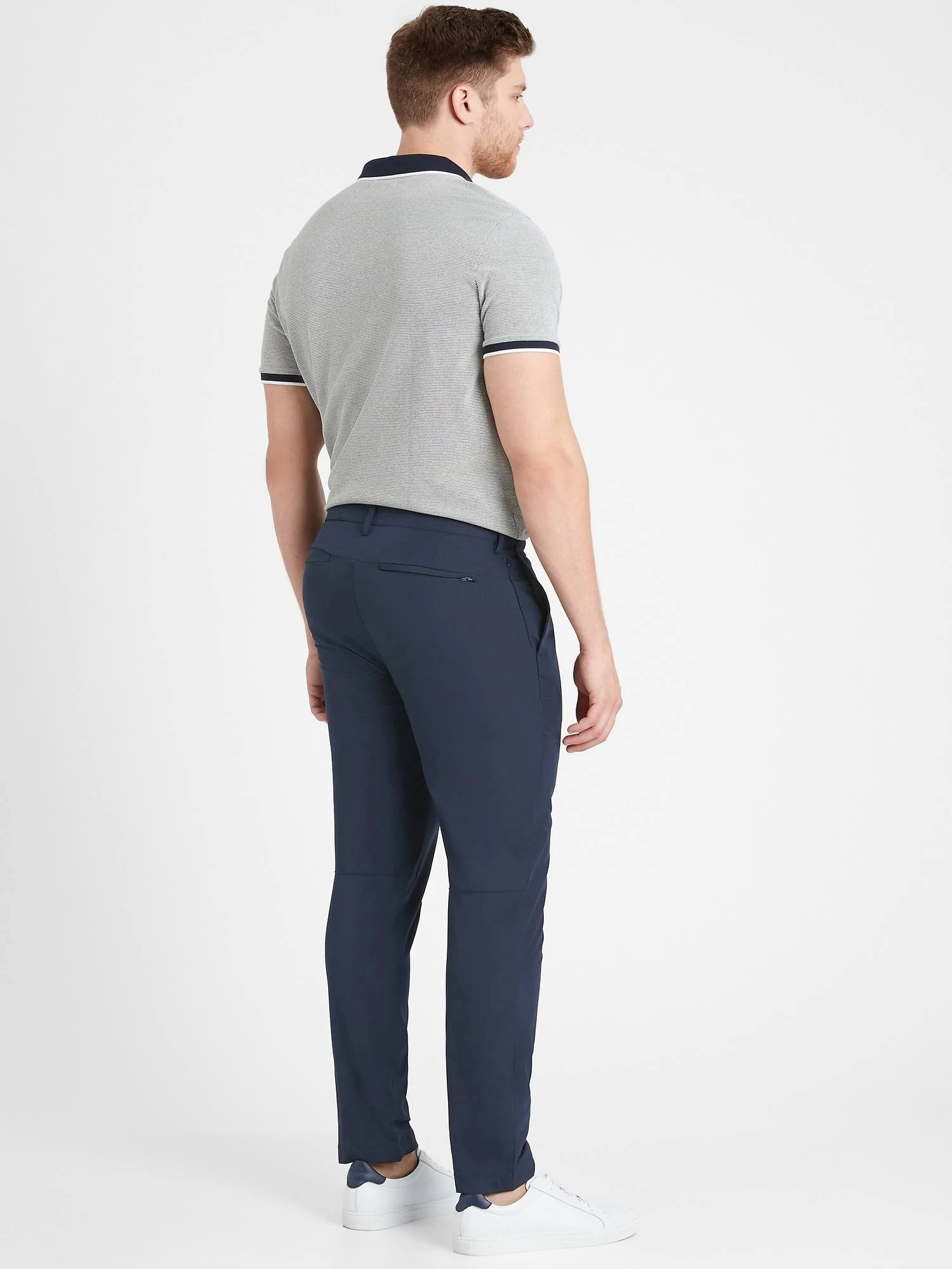 Banana Republic men's Slim City Pant Night Navy Size 33W 32L