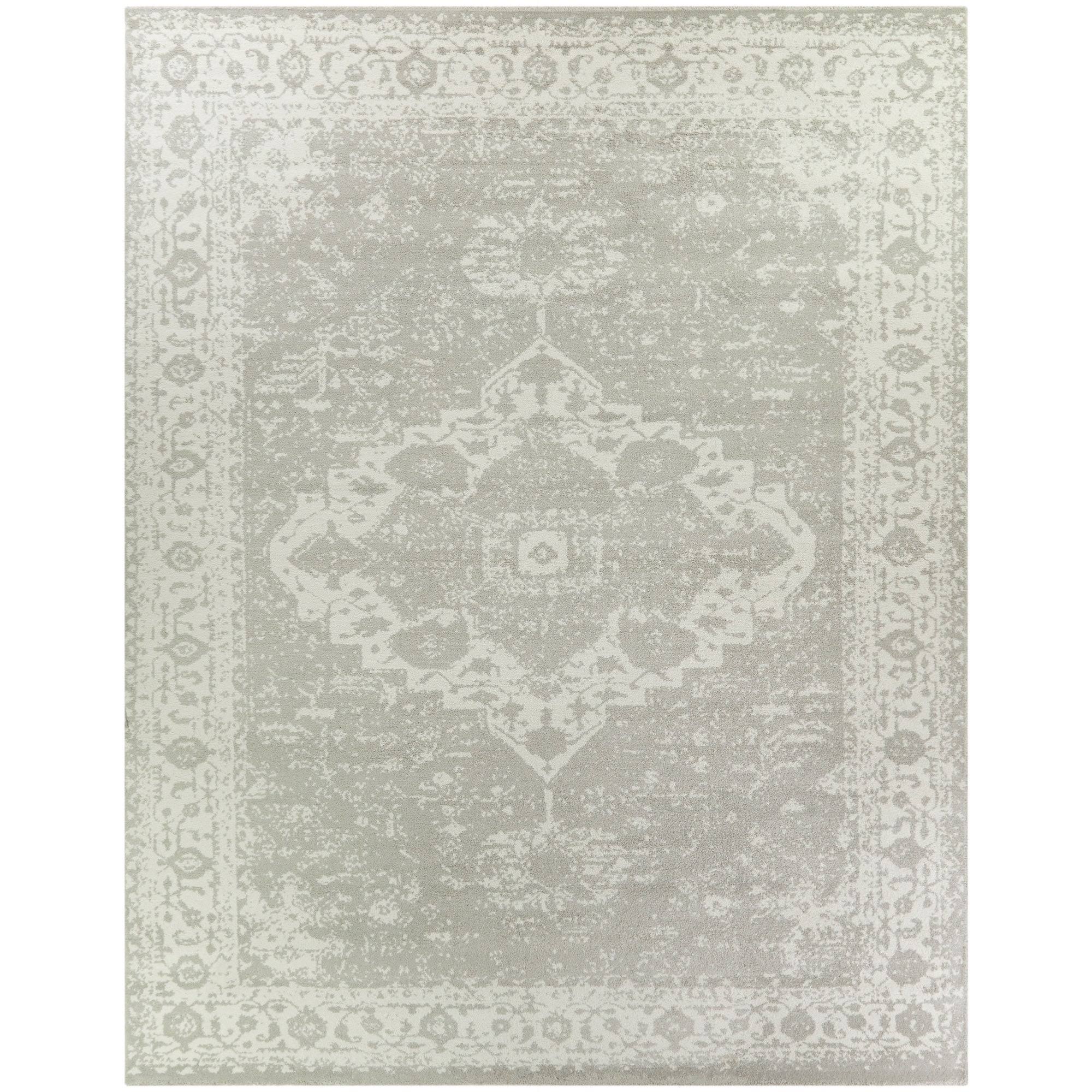 Nafisa Oriental Indoor Area Rug - 5& 3x22 x 7& - Grey