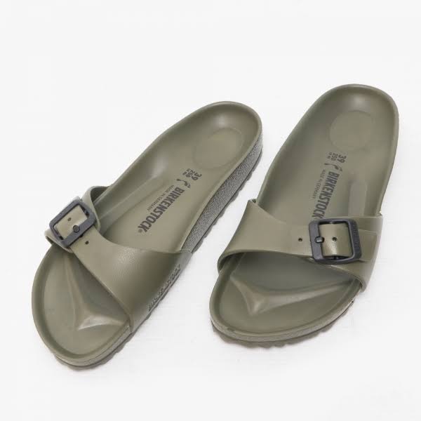 Birkenstock Madrid Eva Khaki One-Strap Sandals