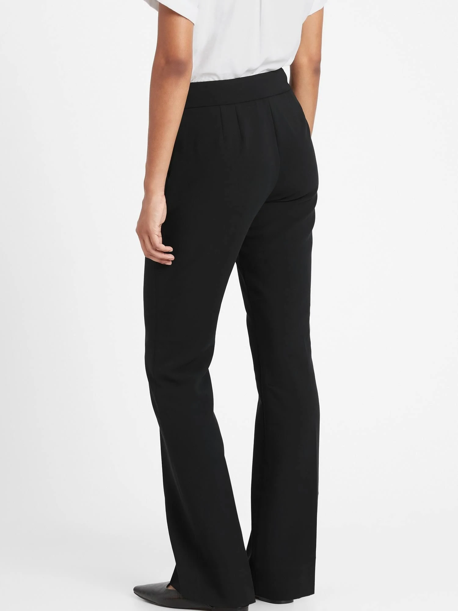 Banana Republic Women's High-Rise Flare Pant Black Size 2 Regular