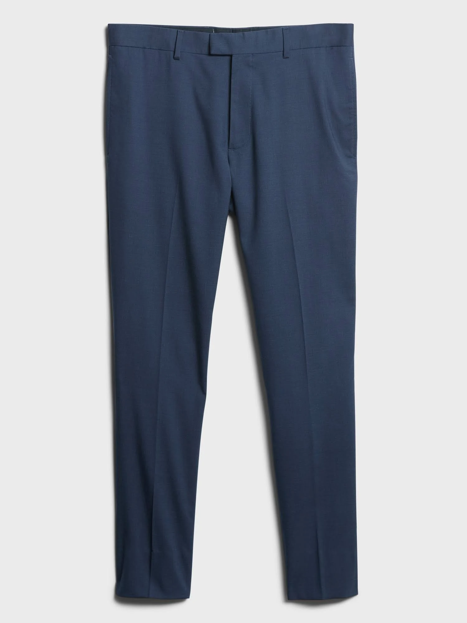 Banana Republic Men's Slim Non-Iron Stretch Cotton Solid Pant Navy Size 29W 30L