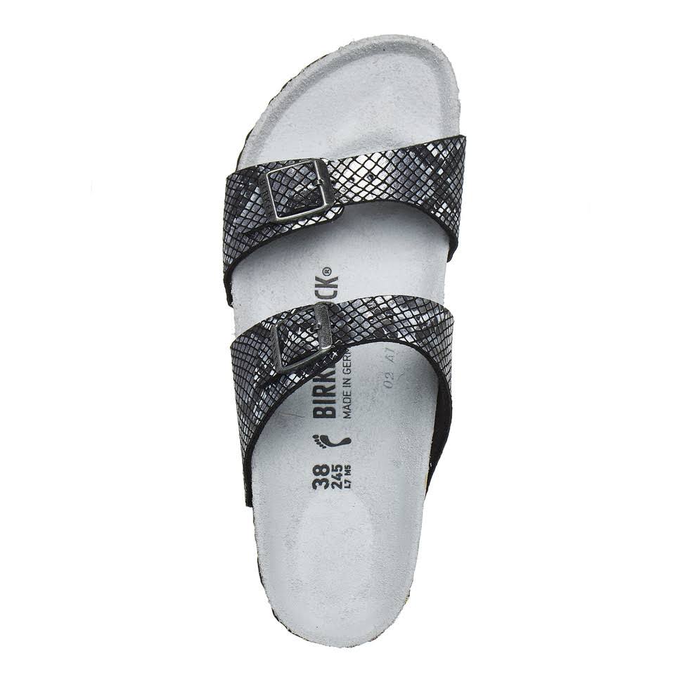 Birkenstock W Sydney MF - Python Black - US 8 - Women
