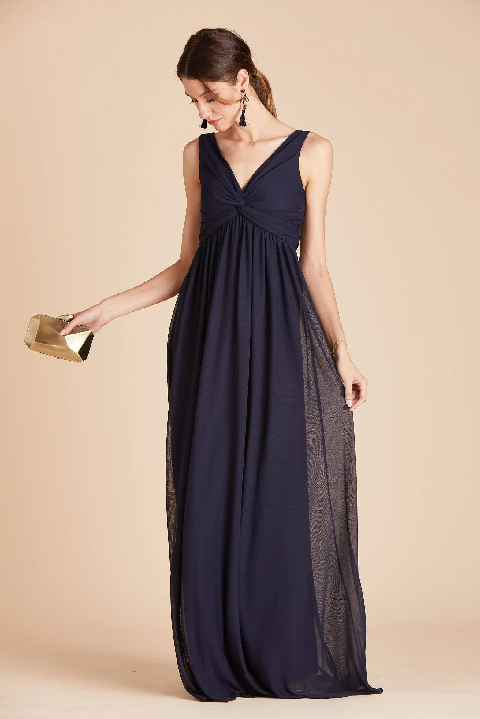 Birdy Grey Lianna Bridesmaid Dress in Navy S / Navy
