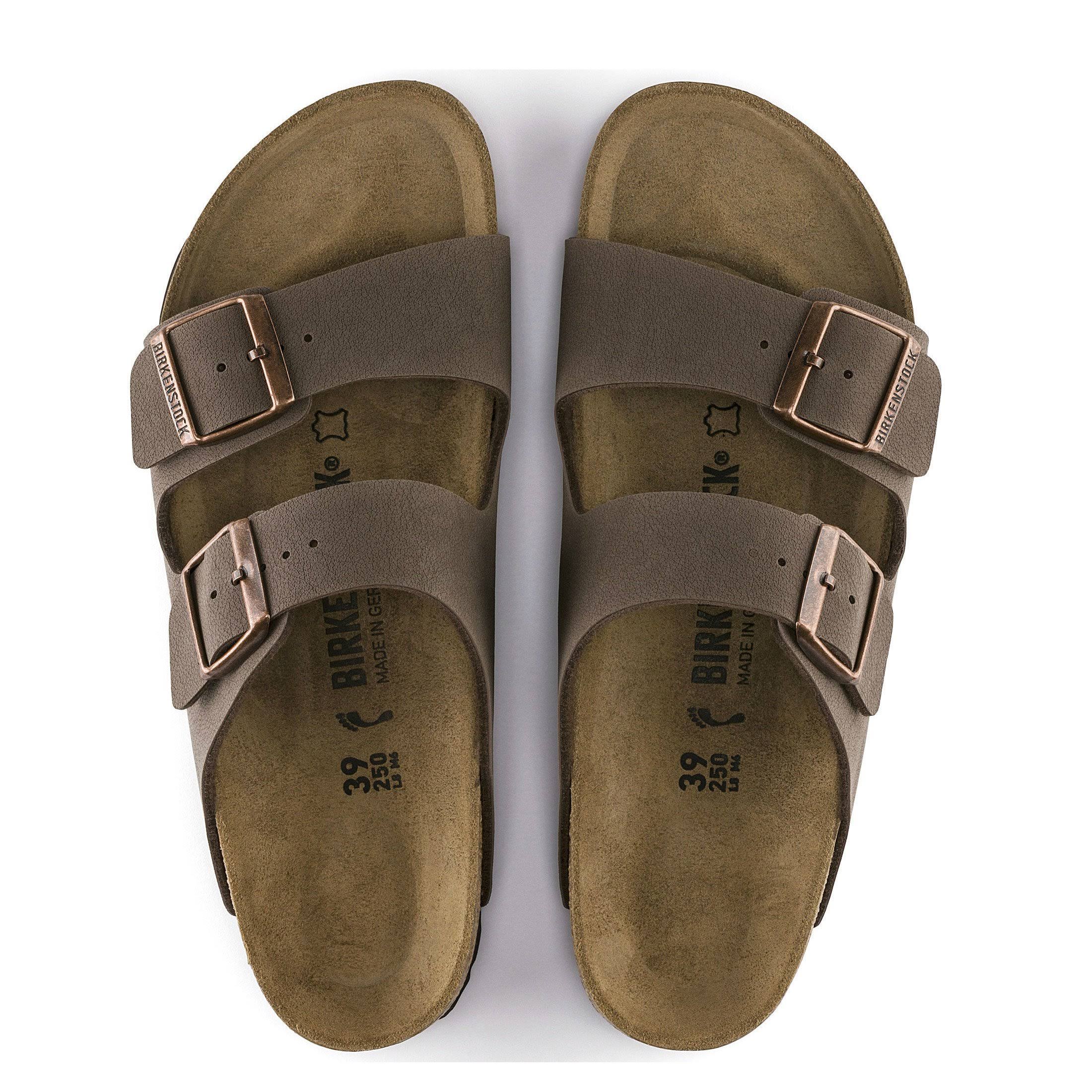 Birkenstock Women's Arizona Birkibuc Sandals, Brown