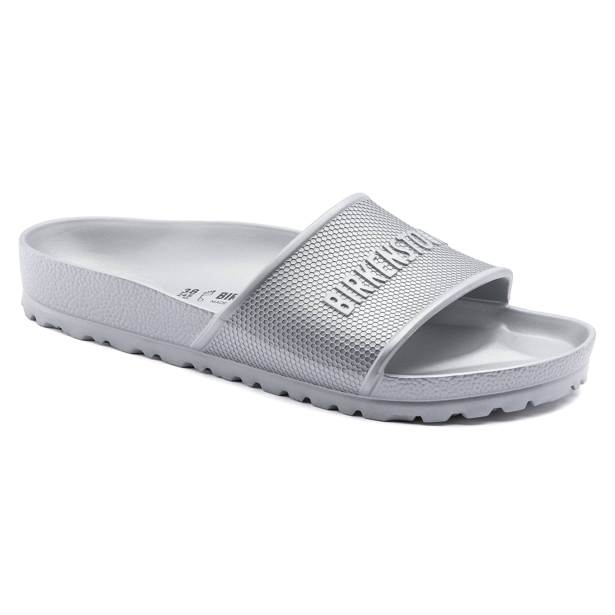 Birkenstock Barbados Eva Metallic Silver Beachsandals