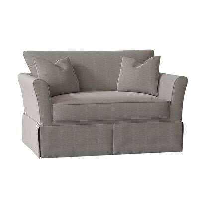 Birch Lane Estella Chair and A Half Body Fabric: Hanover Concrete