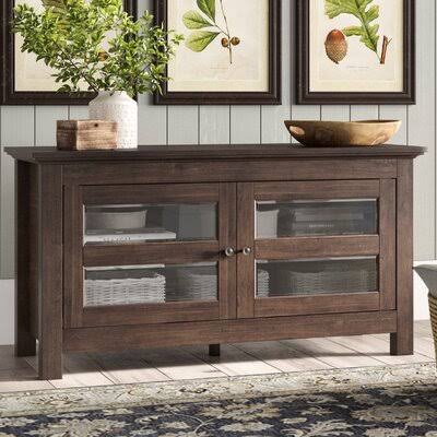 Flavio TV Stand for TVs Up to 48x22 Color: Brown