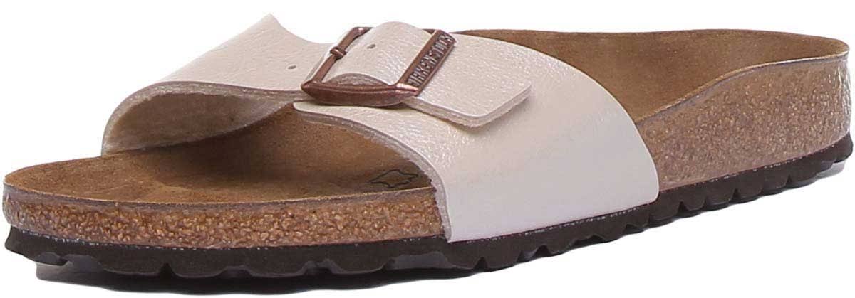 Birkenstock Women's Madrid Sandals Graceful Pearl White