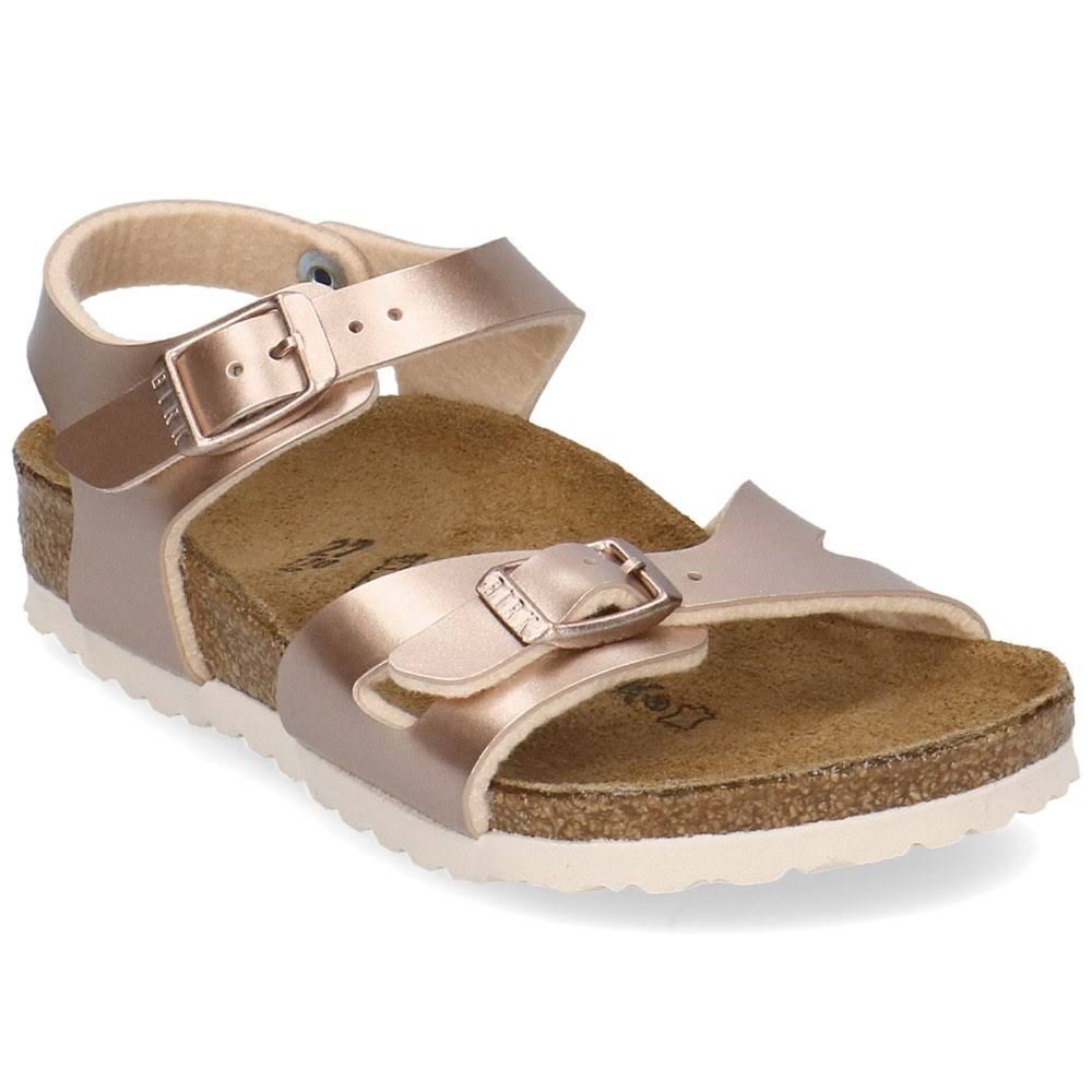 Birkenstock Rio Kids& Sandals - Metallic - Flat Sandals