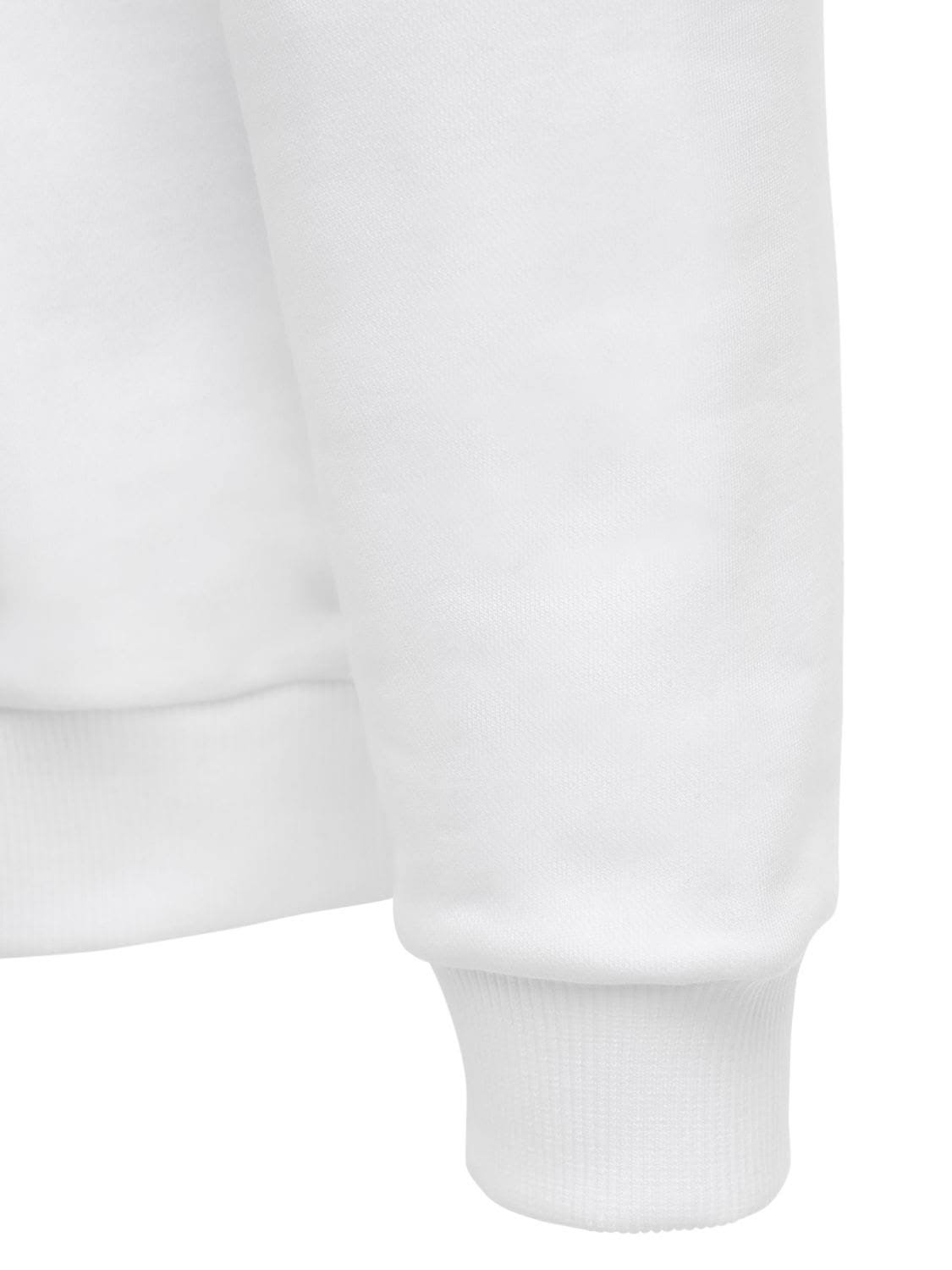 Balmain | Women Logo Printed Cotton Sweatshirt White/Black S