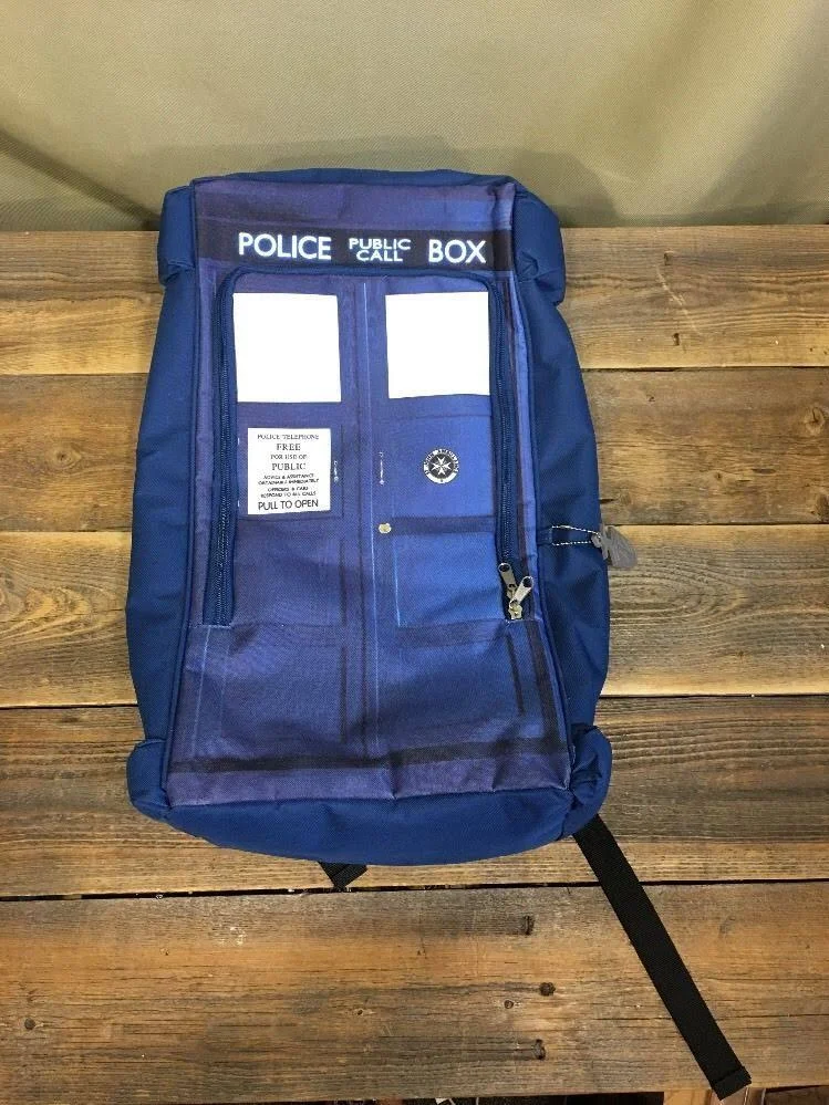 Bioworld Dr. Who Tardis Zipper Backpack