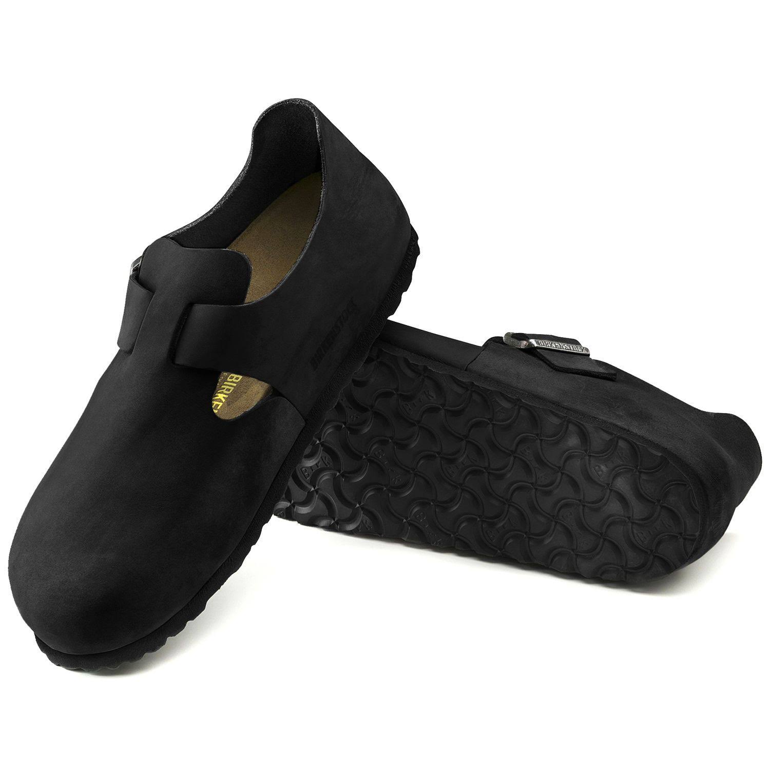 Birkenstock London Black Oiled Leather 38 R