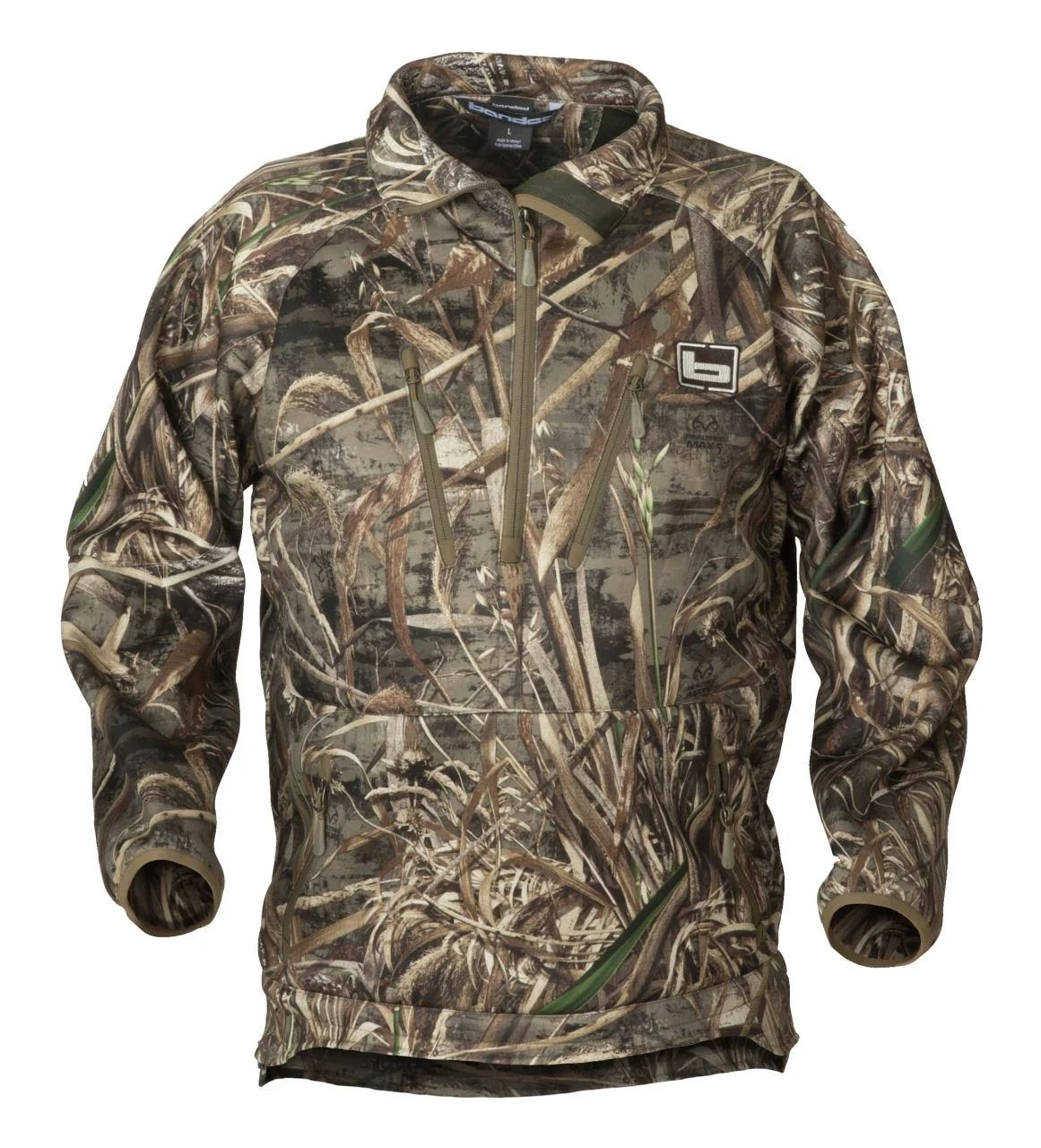 Banded Heavy Tec Fleece 1/2 Zip Pullover, Size: XS, Realtree Max 5