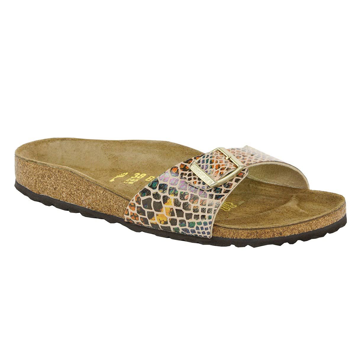 Birkenstock Madrid Narrow Sandal - Women's Silver, 38.0