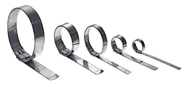 Band-It QS3119 Jr. Smooth I.D. Clamp - 201SS - 3/4x22 x 0.030