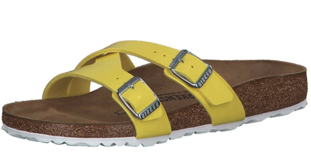 Birkenstock Yao Balance Sun Yellow Patent Narrow 1014507 US 7 EU 38 - EU 38 Narrow