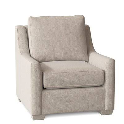 Birch Lane Godwin 33x22 Wide Armchair Body Fabric: Nobletex Platinum