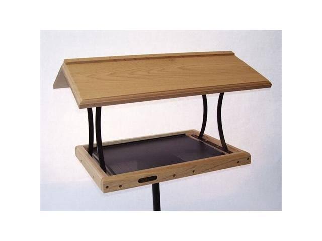 Birds Choice Natural Cedar Fly Thru Bird Feeder