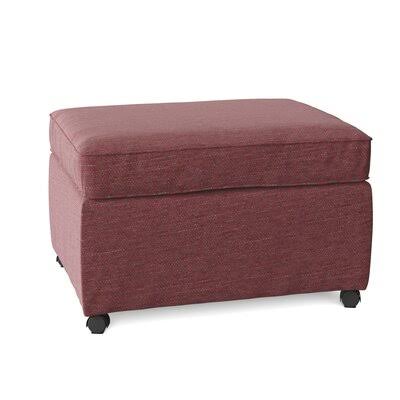 Birch Lane Wolsingham 28x22 Rectangle Standard Ottoman Body Fabric: Sunbrella Flagship Rosewood