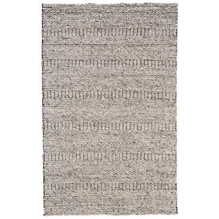 Williston Forge Mcmurry Hand-Woven Wool Oatmeal Area Rug, Size: Rectangle 3'6 inch x 5'6 inch, Beige