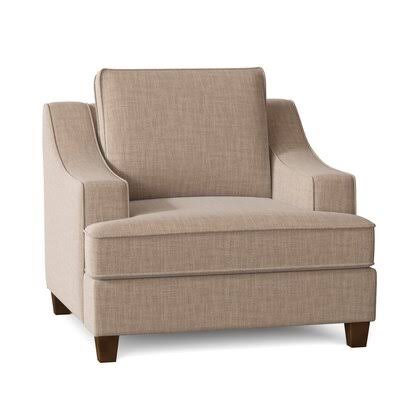 Lise 39x22 Wide Armchair Birch Lane Body Fabric: Conversation Linen
