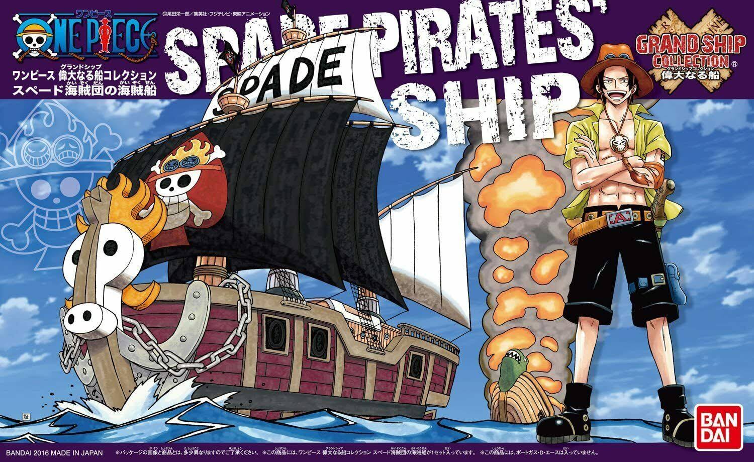 One Piece Spade Pirates Ship Grand Ship Collection Model Kit