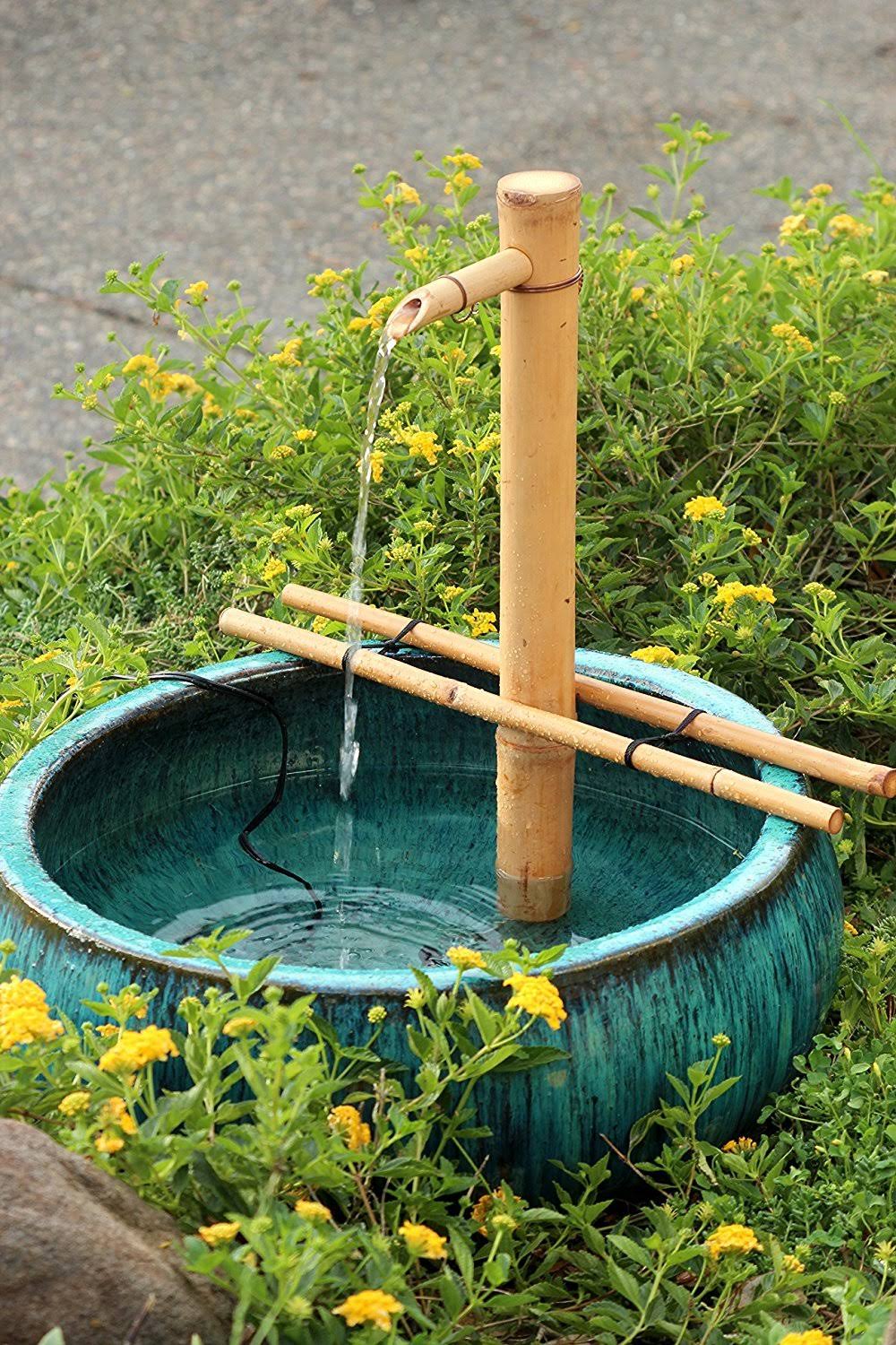 Bamboo Accents 18-in. Adjustable Spout and Pump Fountain Kit - 10030