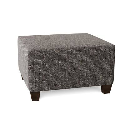Birch Lane Lise 29x22 Rectangle Standard Ottoman Body Fabric: Yale Charcoal
