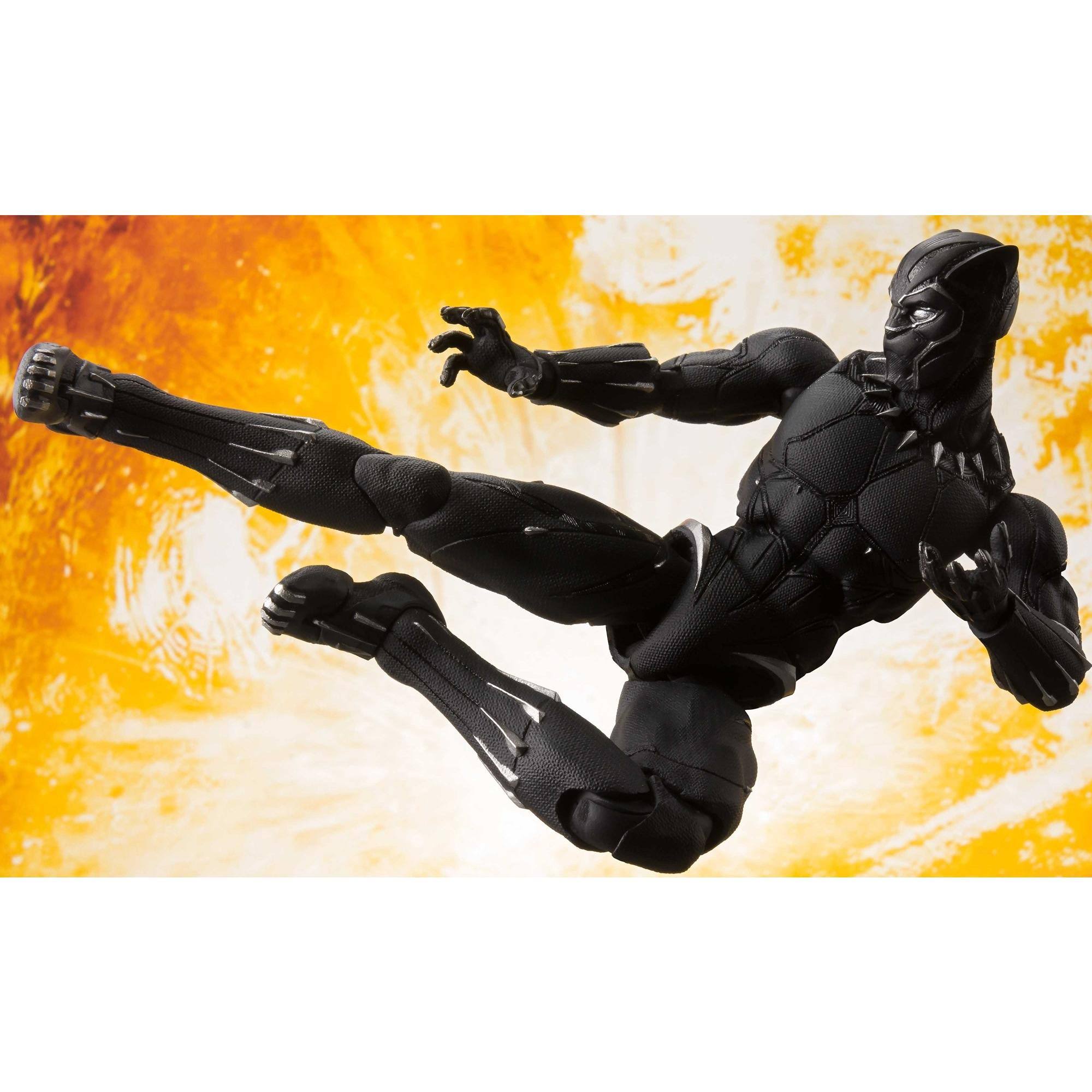 Avengers Infinity War S.H. Figuarts Action Figure Black Panther & Tama