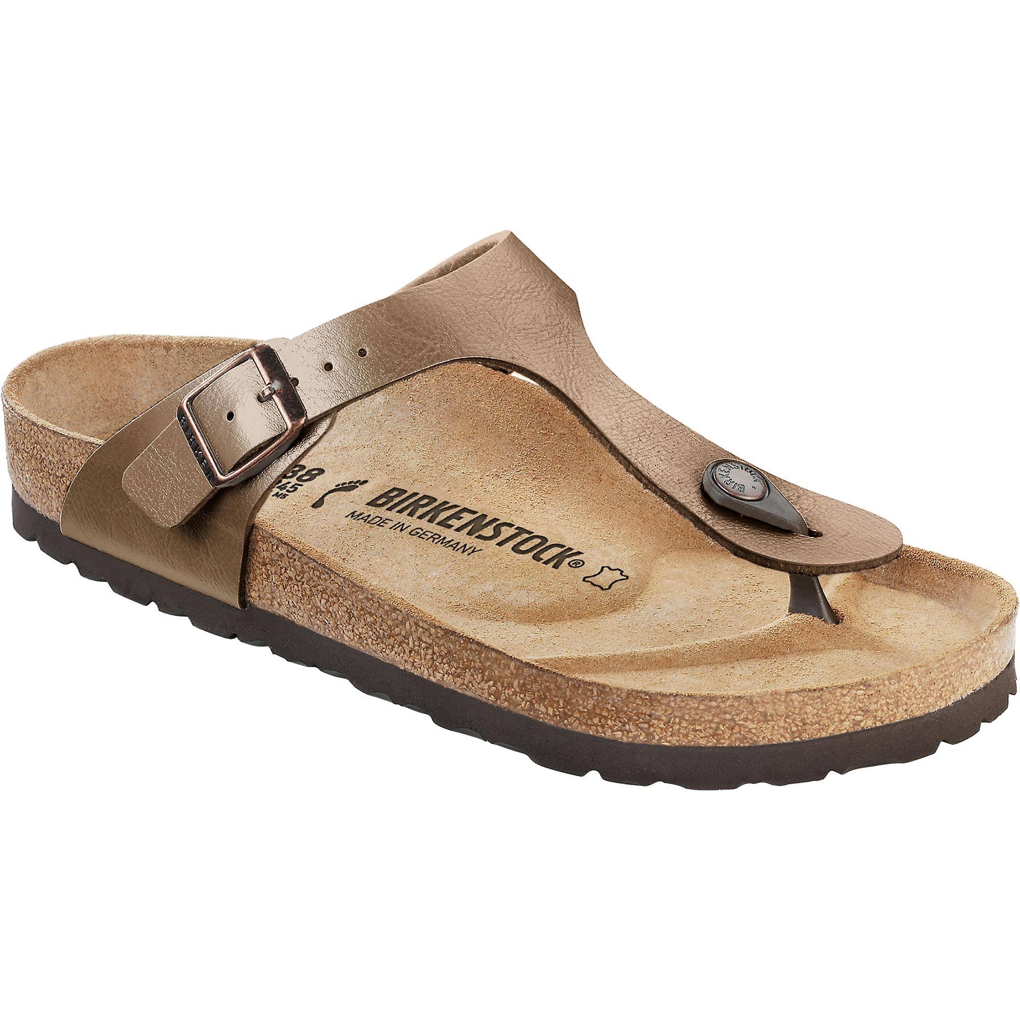 Birkenstock Gizeh Birko Flor Regular Womens Sandals - Graceful Taupe