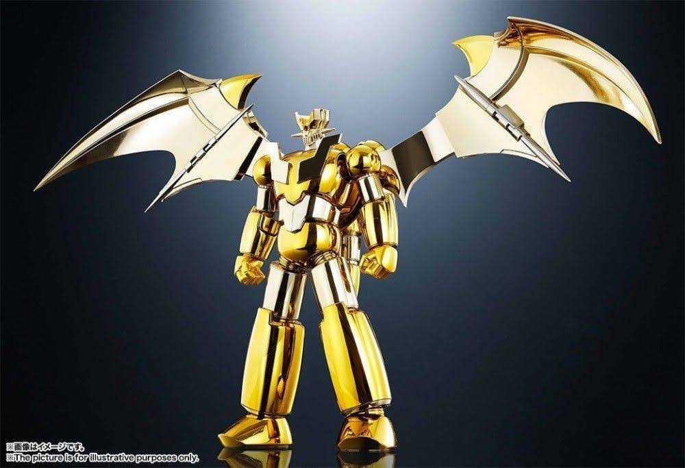 New Super Robot Chogokin Shin Mazinger Z Gold Ver Figure Bandai Tamashii Nation