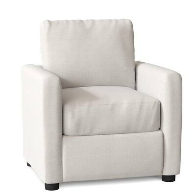 Cambridgeshire 32x22 Wide Armchair Birch Lane Body Fabric: Bevin Natural