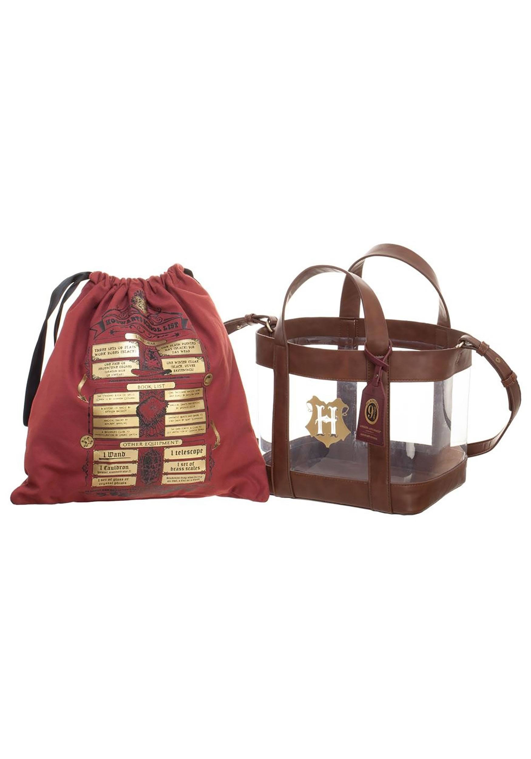 Harry Potter Clear Tote with Cinch Bag