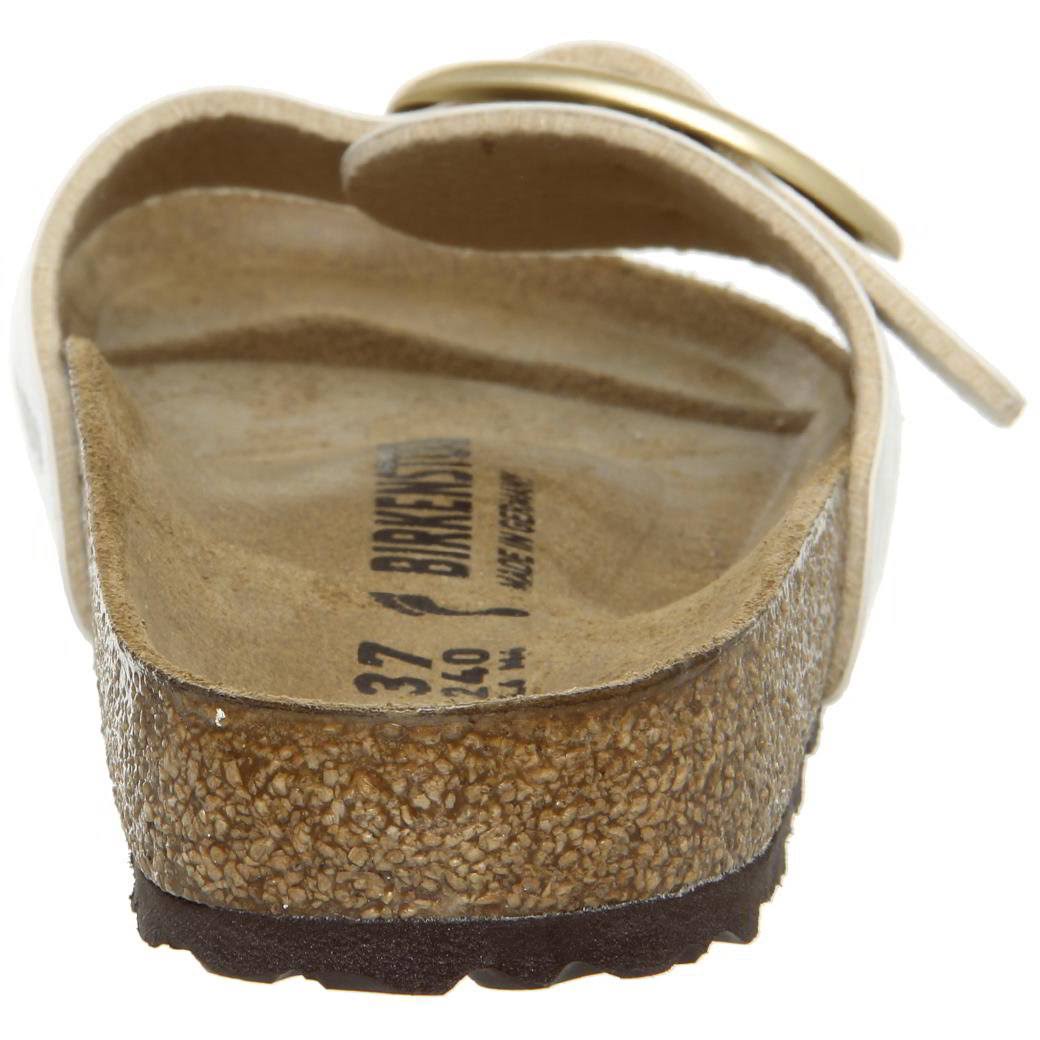 Birkenstock Madrid Buckle Oyster Womens Slide Sandals 1015278