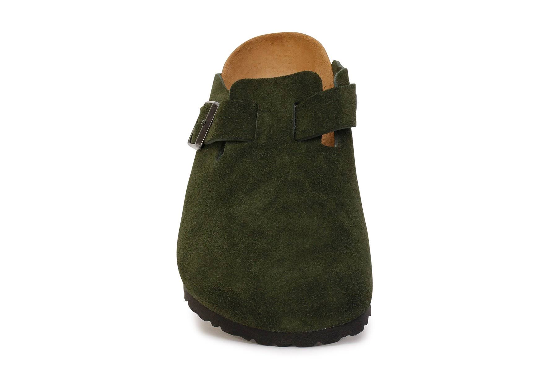 Birkenstock Boston Soft Footbed Clog, Mountain View Suede