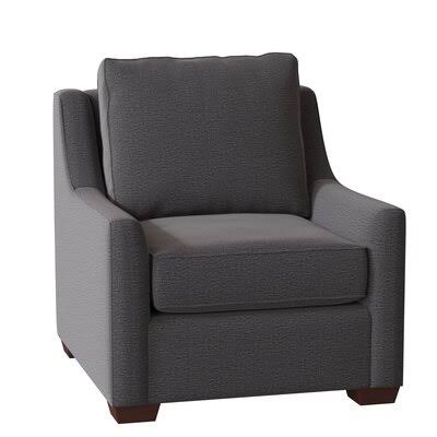 Swifton 33x22 Wide Armchair Birch Lane Body Fabric: Elle Charcoal
