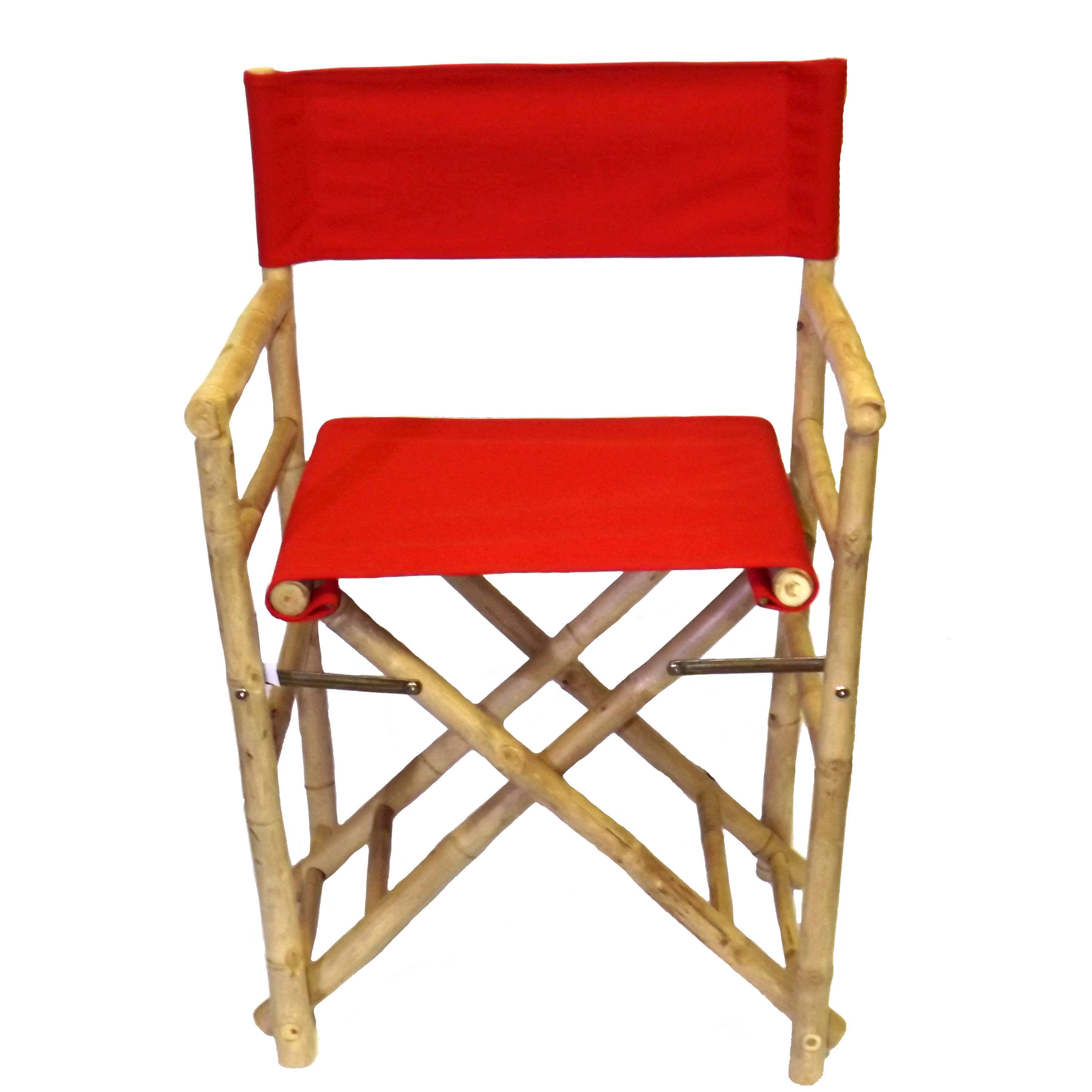 Bamboo54 5113red Chair Bamboo Director Low 34hx23wx19d Red
