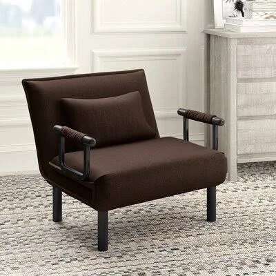 Springdale Convertible Chair Greyleigh Teen Upholstery Color: Brown
