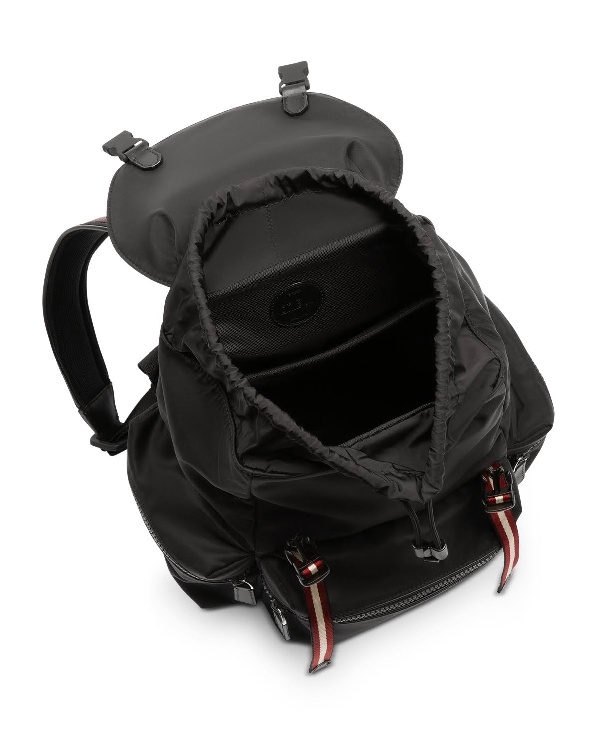 Bally Nylon Crew Backpack - Black