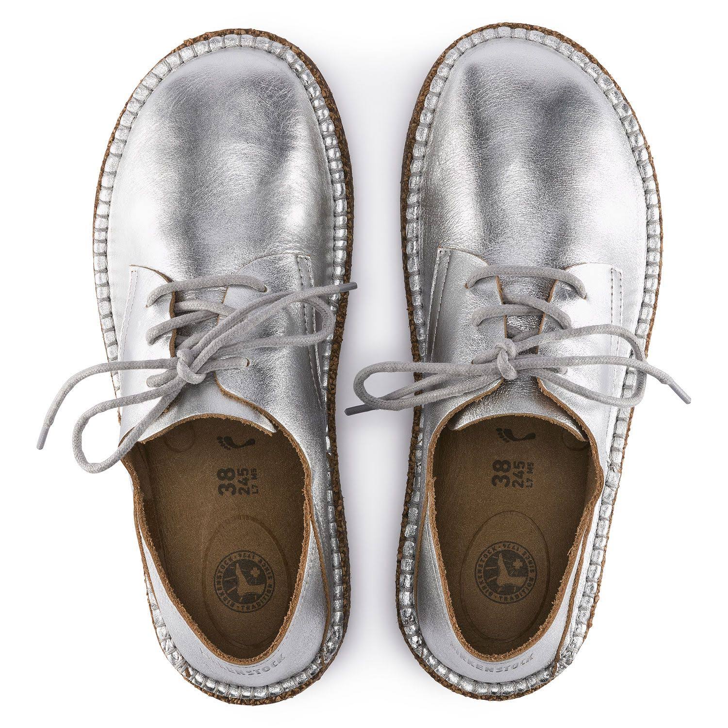 Birkenstock Women's Gary Silver Leather