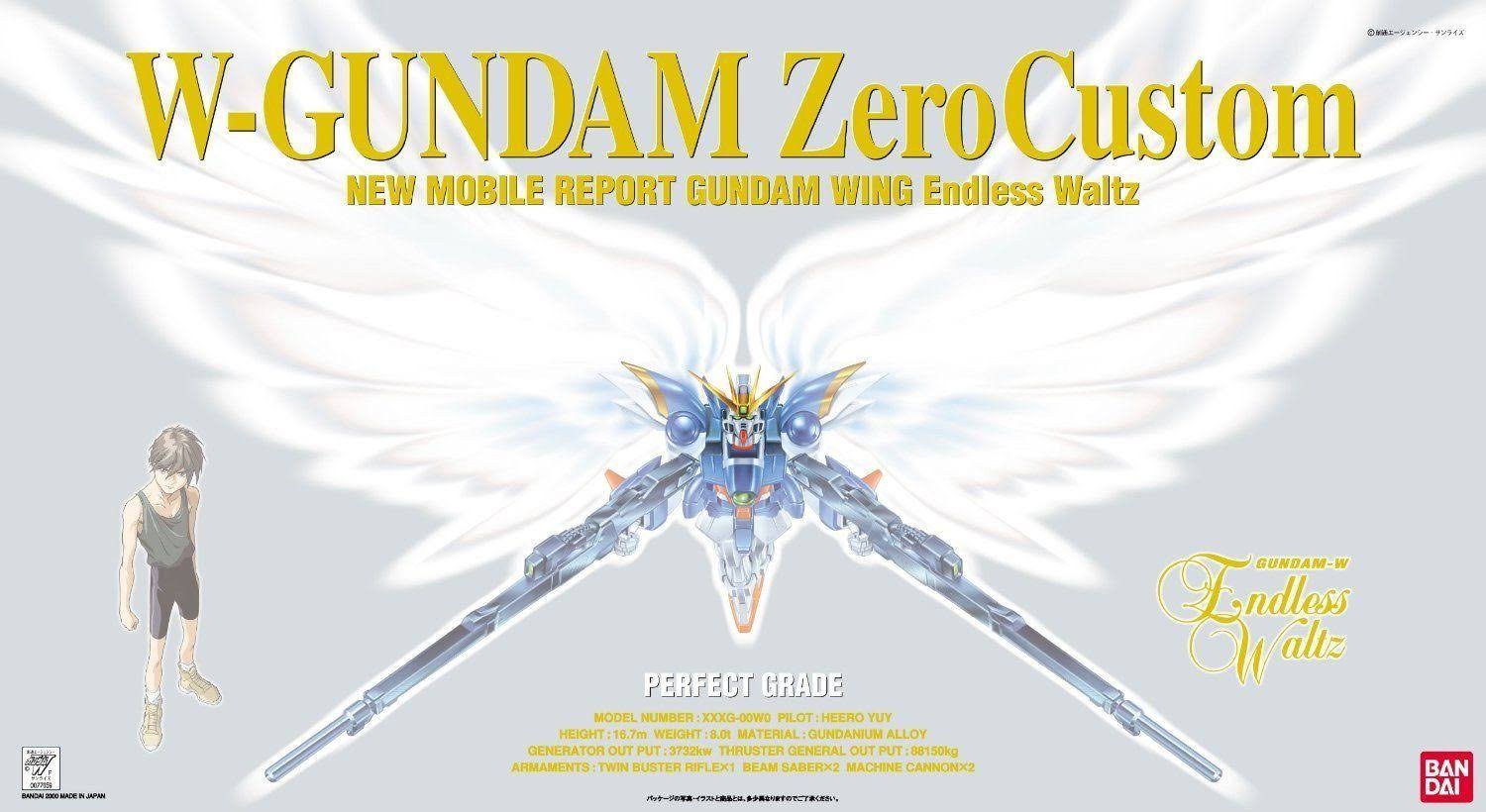 Bandai PG Wing Gundam Zero Custom Model Kit 1/60
