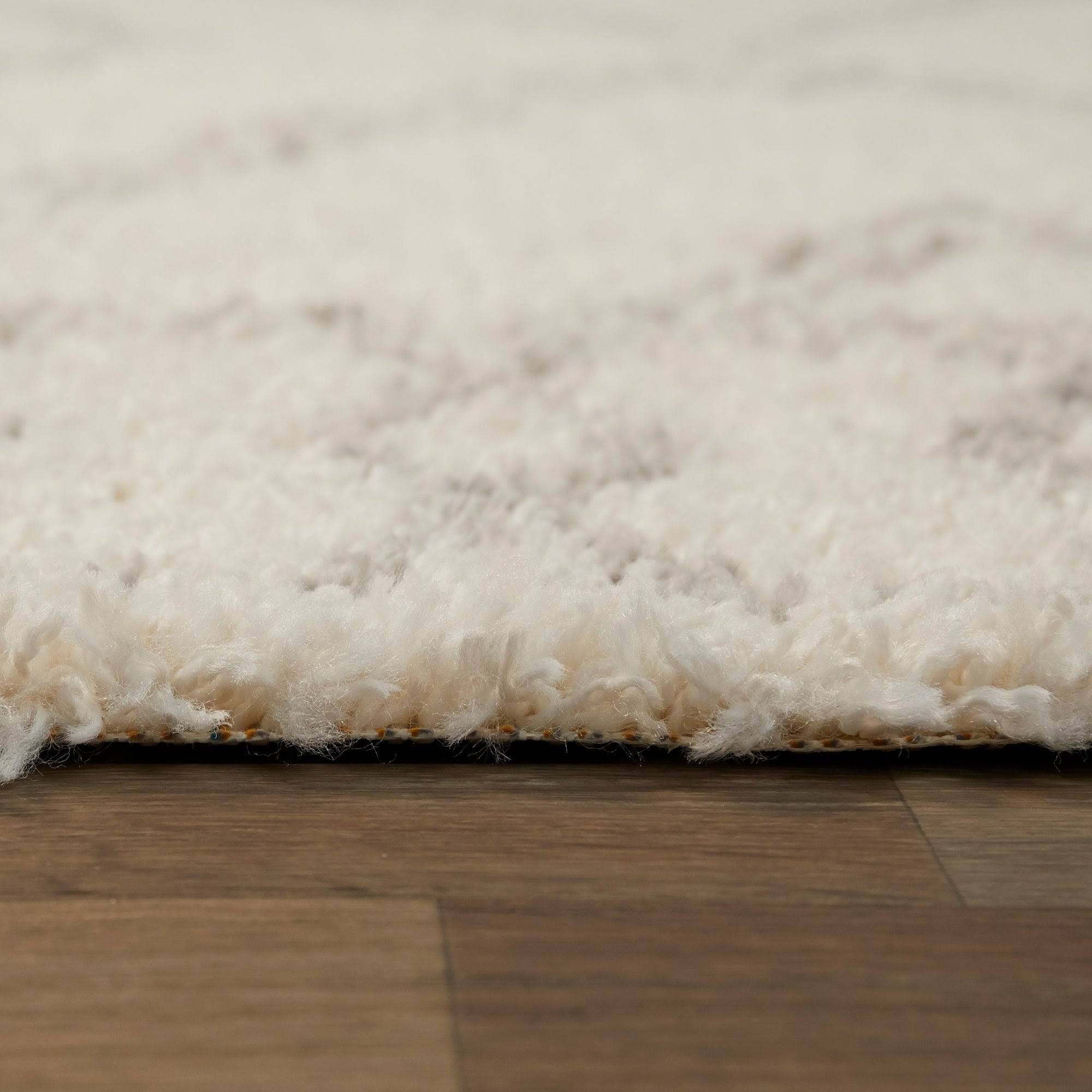 BALTA Wilkins Cream 8 ft. x 10 ft. Moroccan Shag Area Rug, Ivory