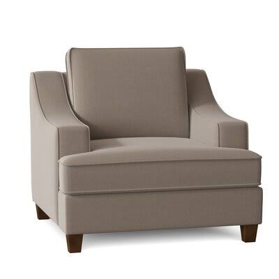 Lise 39x22 Wide Armchair Birch Lane Body Fabric: Classic Smoke