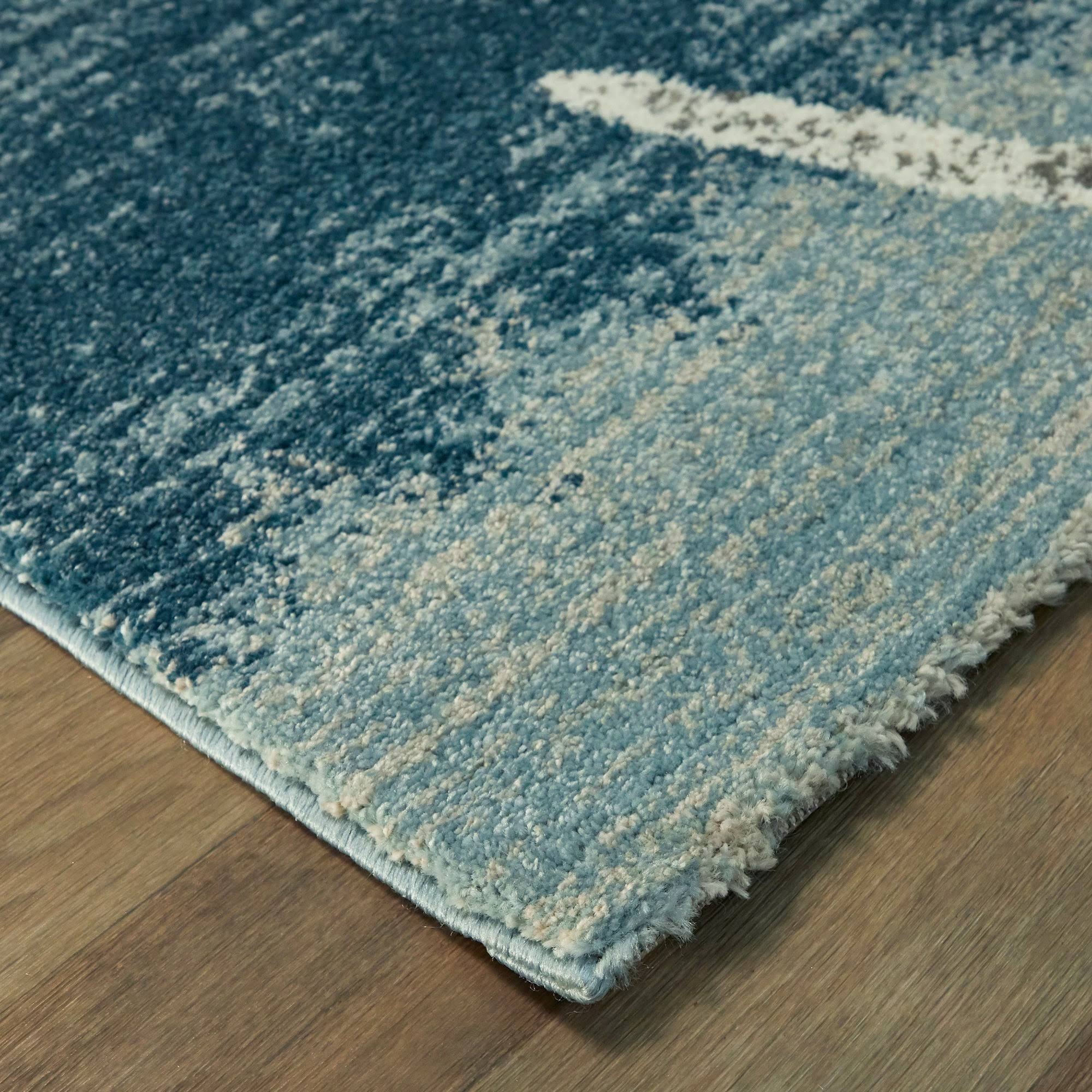 BALTA Martin Dark Blue 7 ft. x 9 ft. Coastal Starfish Area Rug