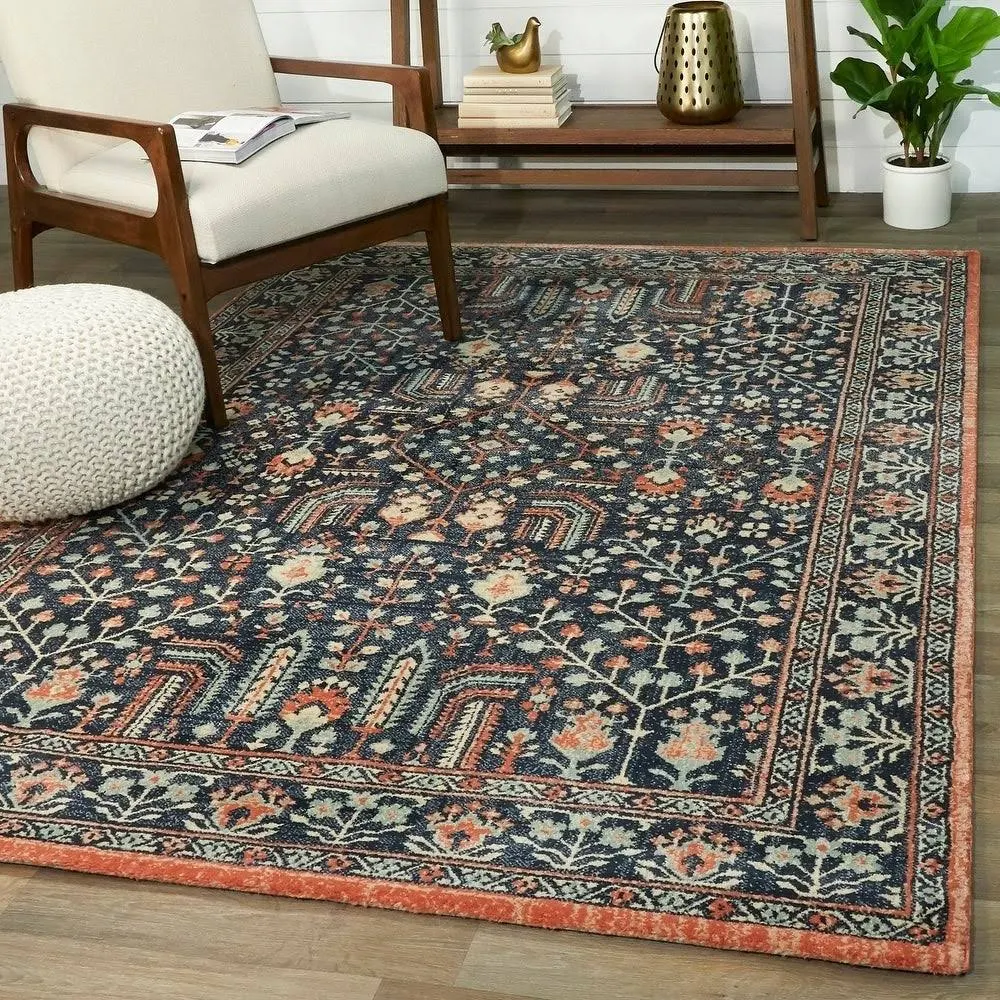 Balta Vintage Farmhouse Persian Oriental Area Rug - 2&7x22 x 7& Runner - Ivory
